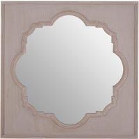 Orsina Gladys Fossil Grey Wall Mirror in Natural