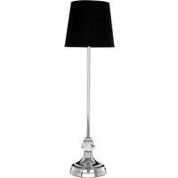 Ursa Black And Silver Table Lamp Black Shade Stylish Touch Of Elegance
