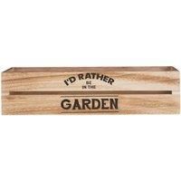 Premier Housewares Planter and Herb Crate, Natural