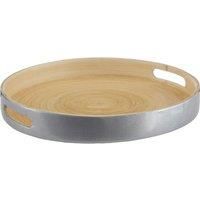Premier Housewares Kyoto Small Tray  Silver