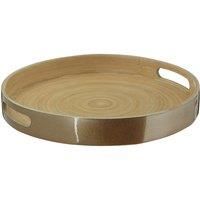 Premier Housewares Kyoto Small Tray  Gold