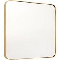 Interiors By Premier Small Square Wall Mirror - Gold Finish
