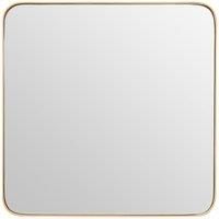 Orsina Tia Medium Gold Finish Square Wall Mirror