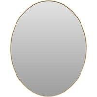 Orsina Helen Medium Gold Finish Oval Wall Mirror