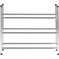 Maison By Premier 2 Tiers Chrome Shoe Rack Extendable