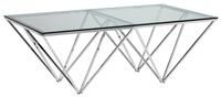 Fifty Five South Allure Coffee Table - Silver