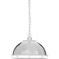 New Foundry Pendant Light Chrome Iron Industrial Design Ceiling Light