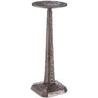 Premier Housewares Arya Large Pewter Candleholder