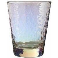 Premier Housewares Hammered Effect Whiskey Glass Cocktail Glasses Glasses Drinking Martini Glasses Water Glasses H 11 X W 9 X D 9 Cm