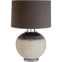 Premier Housewares Uli Table Lamp with Dark Grey Shade
