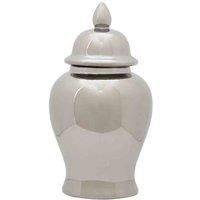 Interiors by PH Large Ceramic Silver Jar