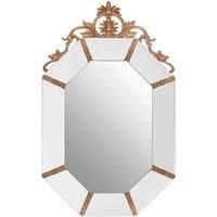 Interiors by PH Wall Mirror With Gold Resin Frame