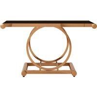 Orsina Contemporary Design Rose Gold Console Table, Versatile Hallway Table, Easily Maintained Modern Console Table