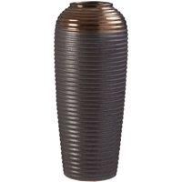 Premier Housewares Zamak Vase Metallic Ceramic - Large
