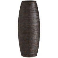 Premier Housewares Galena Ceramic Vase Metallic - Large, Brown