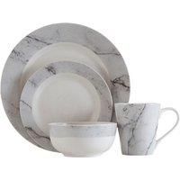 Premier Housewares 12Piece Grey Marble Dinner Set