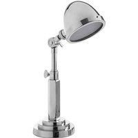 Premier Housewares Macon Adjustable Table Lamp  Silver Finish