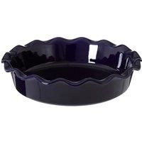 Premier Housewares Baking and Serving Dish, Stoneware, Modern Retro, Blue - Round