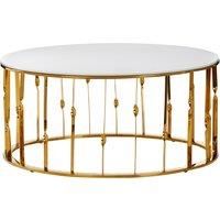 Orsina Luxe Coffee Table With Gold Finish Frame, Stainless Steel Decorative For Livingroom, Durable Coffee Table