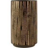 Premier Housewares Kiso Large Vase - Black/Cream Finish