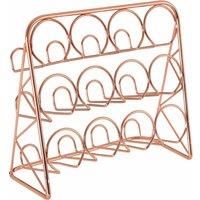 Vertex Spice Rack  Copper Finish