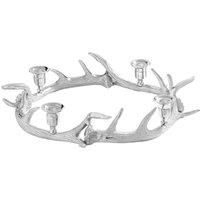 Premier Housewares Antler Wreath 4 Candle Holder