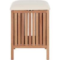 Premier Housewares Nova Storage Stool With Seat Pad