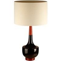 Interiors By Premier Table Lamp - Ceramic Base/White Shade