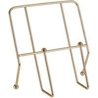 Premier Housewares 509921 Cookbook Stand, Gold Finish