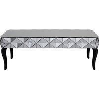 Distinctive Silver Coffee Table, Geomatric Silver Decorative Table For Hallways, Coffee Table For Patio