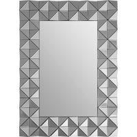 Premier Housewares Soho 3D Wall Mirror - Smoked Glass