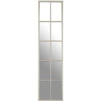 Premier Housewares Descartes Portrait Wall Mirror - Silver Finish