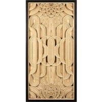 Premier Housewares Modello Art Deco Wood Carving Wall Art