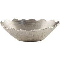 Premier Housewares Albero Small Bowl - Silver Finish Aluminium