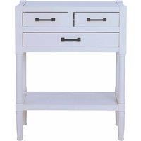 Premier Housewares Console Table, MDF, Pine Wood, White, One Size