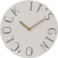Premier Housewares Mimo Gin O Clock Wall Clock