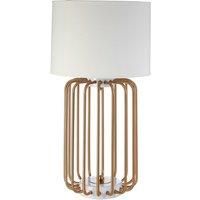 Inglot Large Chunky Gold Cage Table Lamp