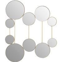 Multi Circular Wall Mirror, Modern Mirror For Living Room and Hallway