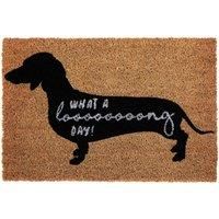 Premier Housewares Door mat, Indoor, Non Slip - Sausage Dog