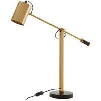 Interiors By Premier Vintage Table Lamp - Black/Gold Finish, Black