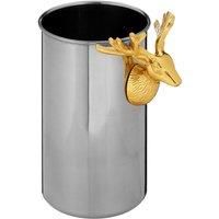 Atholl Wine Cooler, Stainless Steel, Gold Finish Stag Ice Bucket Chiller