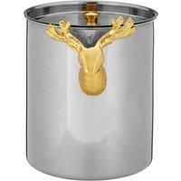 Atholl Ice Bucket Stainless Steel Gold Finish Stag Wine Champagne Bottle Cooler