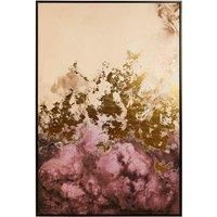 Premier Housewares Astratto Cream/Mauve Wall Art