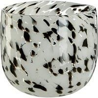 Premier Housewares Carra Planter - Speckled Grey Glass