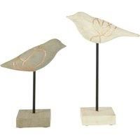 Interiors by PH Set Of Two Bird Sculptures