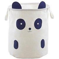 Premier Housewares Mimo Panda Face Laundry Bag  White