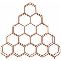 Premier Housewares 15 Bottle Spice Rack, Copper Plated