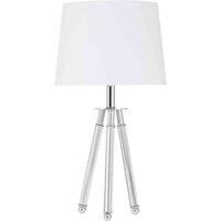 INTERIORS by Premier Halia Table Lamp - Chrome