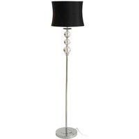 Premier Hariot Floor Lamp Standing Living Room Black Shade Home Decor Interior