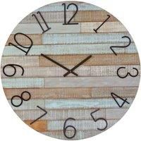Fifty Five South Castlewood Fir Wood Clock, Multi